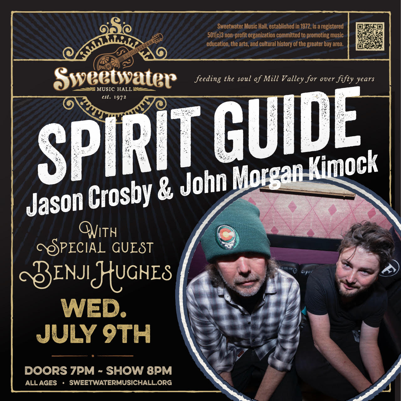 Spirit Guide featuring Jason Crosby and John Morgan Kimock with Special Guest Benji Hughes