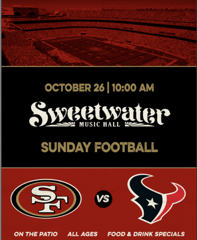 Sunday Football on the Patio