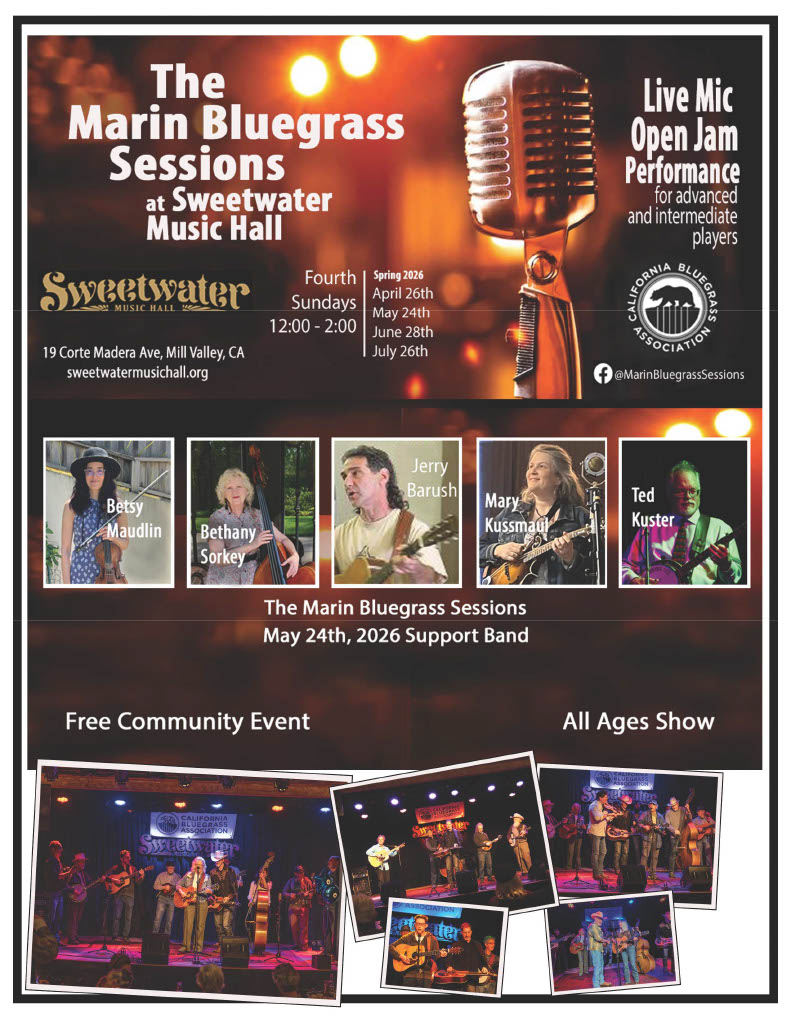 Marin Bluegrass Sessions May