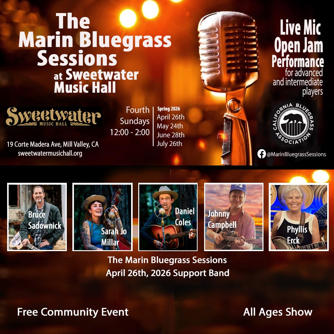 Marin Bluegrass Sessions April