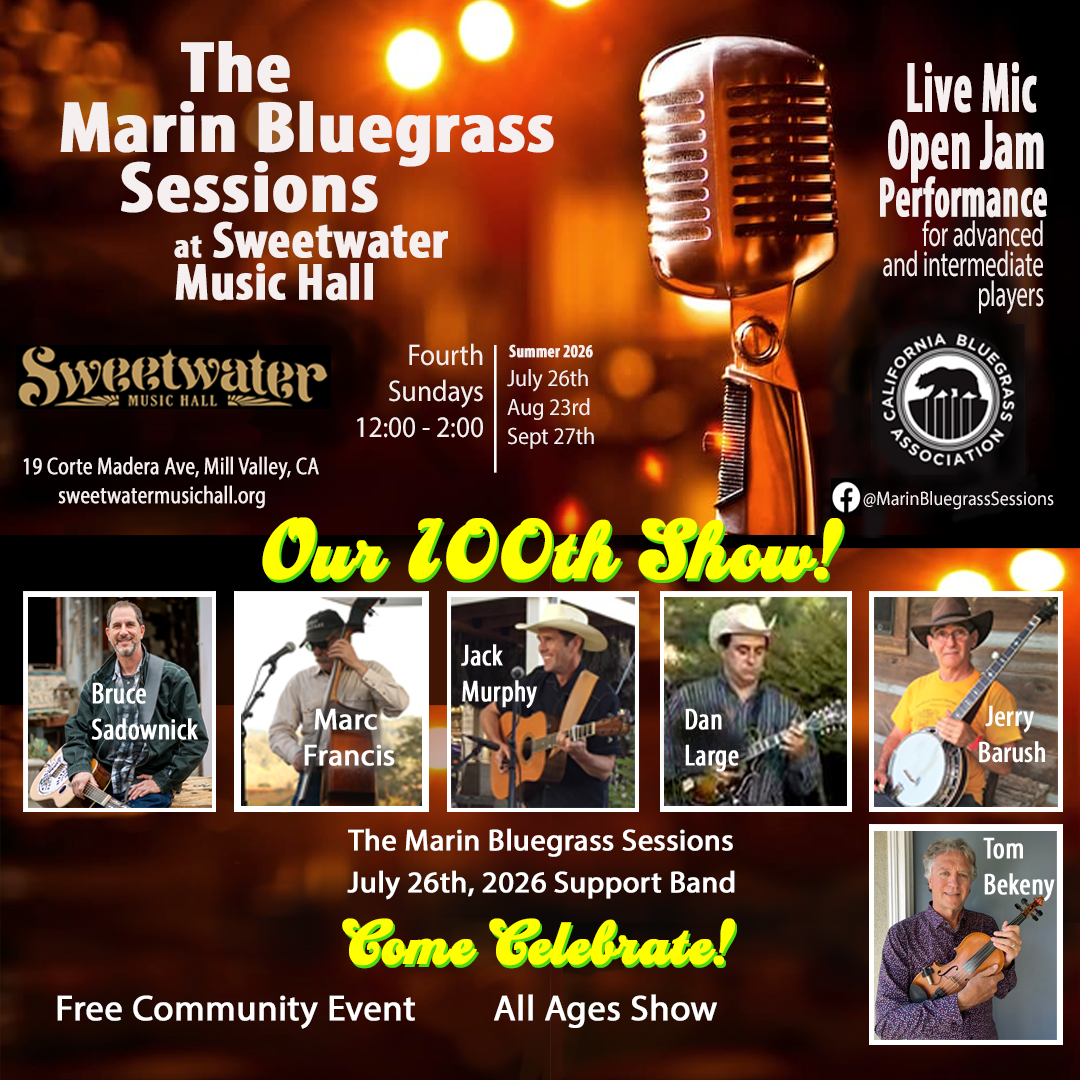 Marin Bluegrass Sessions July