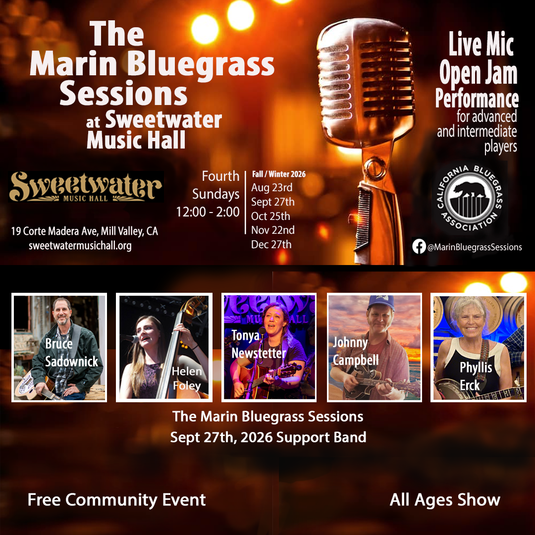 Marin Bluegrass Sessions September