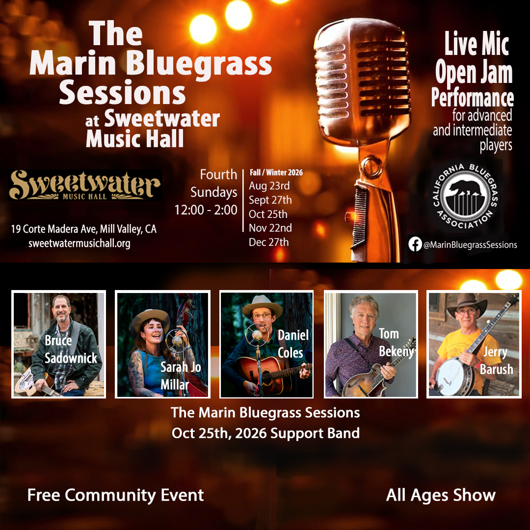Marin Bluegrass Sessions October