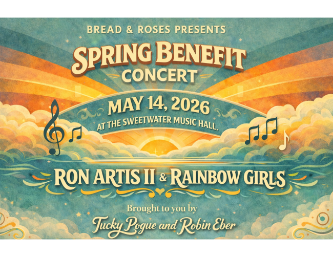 Bread & Roses Spring Benefit Concert with Ron Artis II and Rainbow Girls