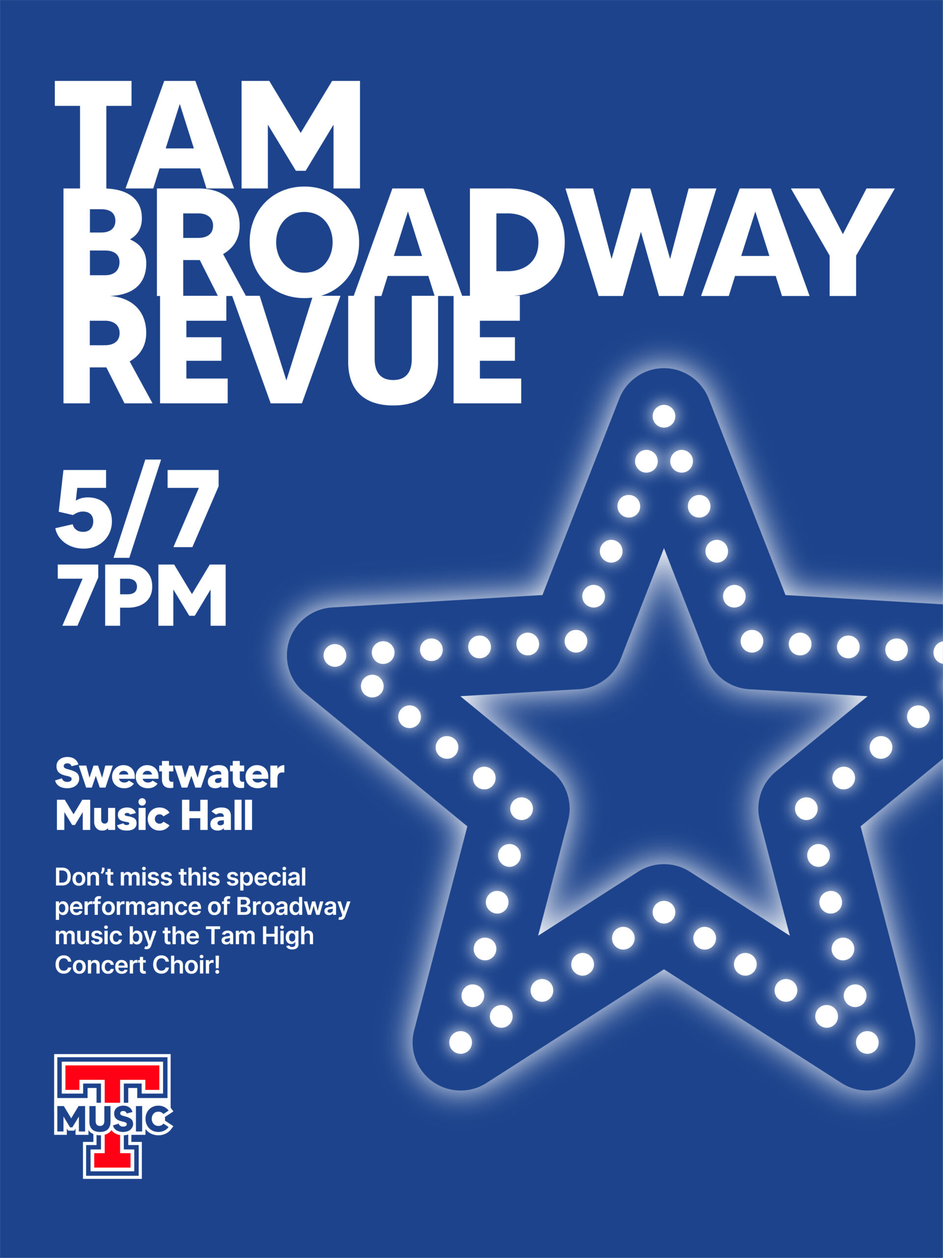 Tam High Broadway Revue