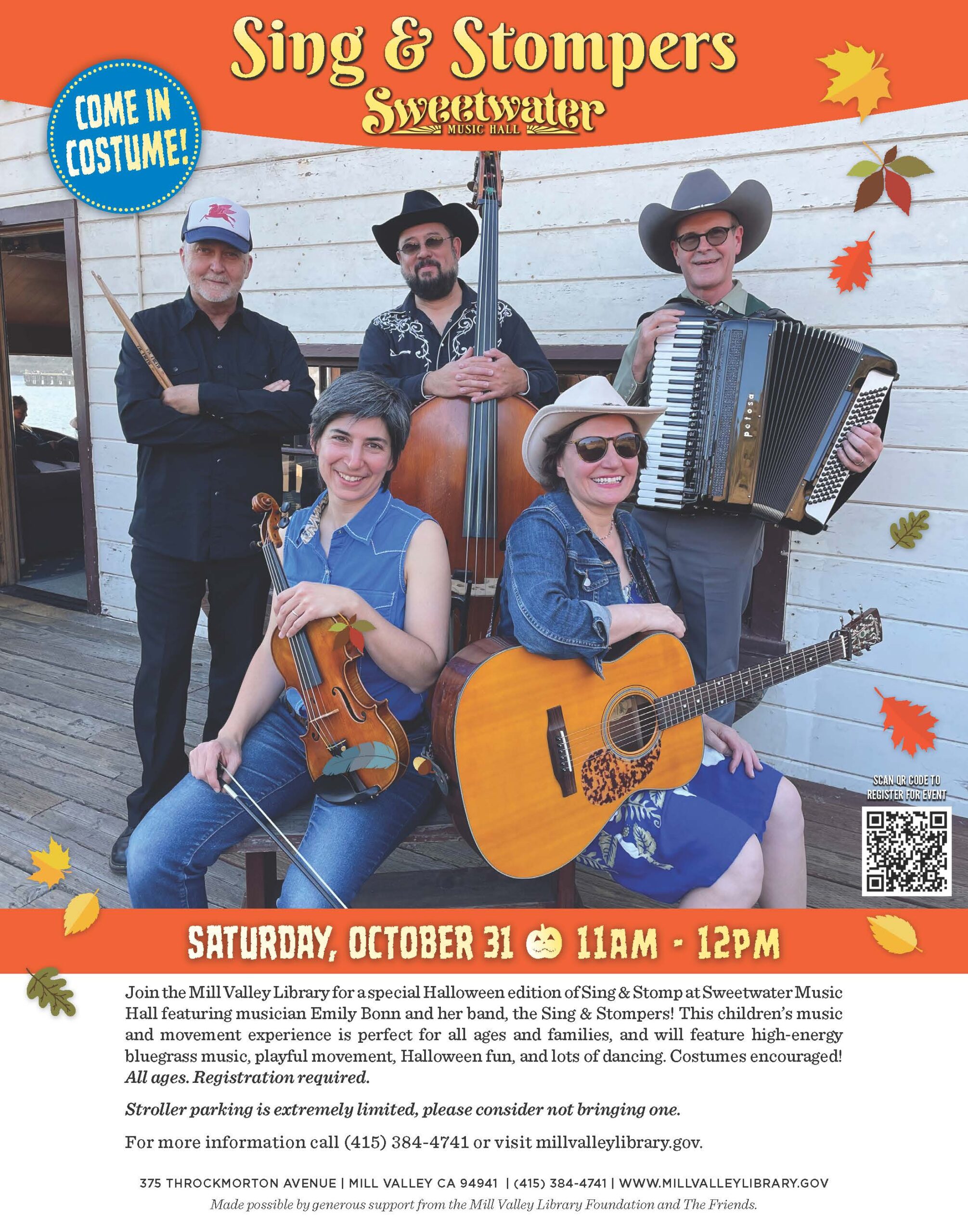 Mill Valley Library Halloween Sing & Stomp