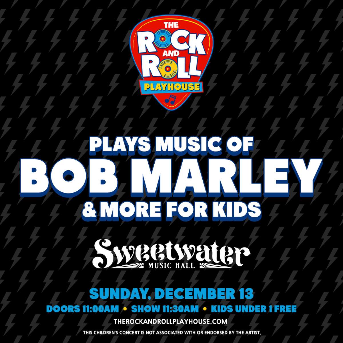 The Rock and Roll Playhouse plays: Music of Bob Marley + More for Kids